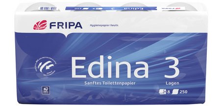 Fripa Papier toilette Edina, 3 couches, extra blanc