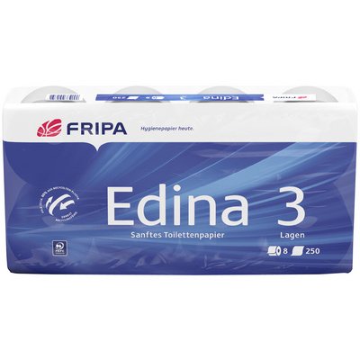 Fripa Papier toilette Edina, 3 couches, extra blanc