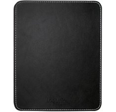 Tapis de souris dans un design en cuir, noir