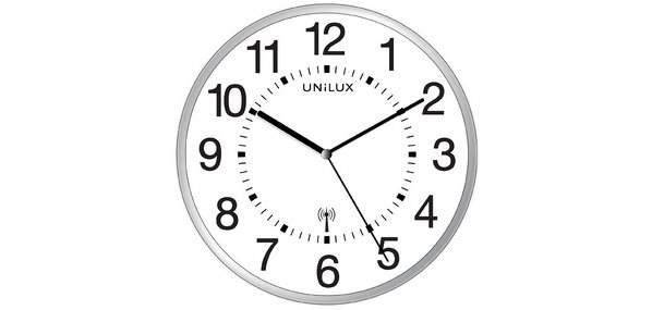 Horloge murale radio-pilotée 'MAXI WAVE'