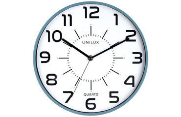 Horloge à quartz 'POP', diamètre: 300 mm, bleu