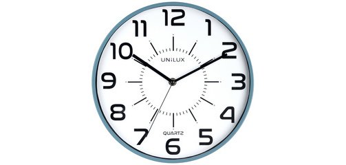 Wandklok met quartzhorloge 'POP' diameter 300 mm blauw