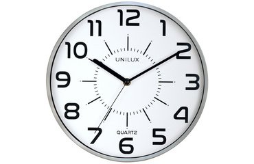Horloge murale Unilux Pop Ø30cm gris