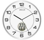 Unilux Tempus Wall Clock Ø30.5cm light gray/white