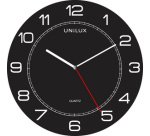 Pendule murale Unilux Mega  Ø57,5cm noir