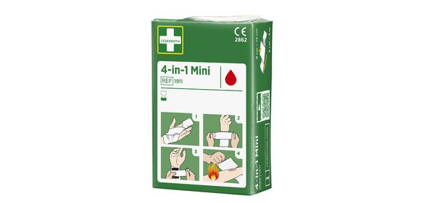 Bandage hémostatique 4-en-1, mini