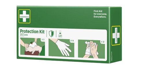 Kit de protection premiers secours, 3 pièces