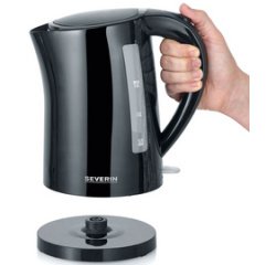 Bouilloire électrique WK 3498, sans fil, noir