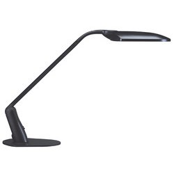 Bureaulamp met duo ledlicht zwart