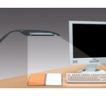 Bureaulamp met duo ledlicht zwart