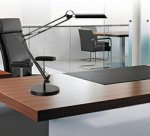 LED desk lamp SWINGO, white