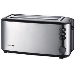 Toaster voor 4 sneden AT 2509 inox/zwart