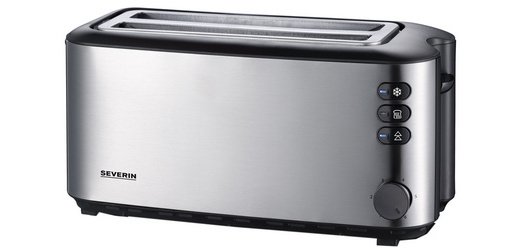 Toaster voor 4 sneden AT 2509 inox/zwart