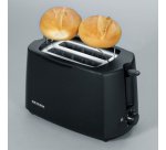 Grille-pain pour 2 tranches AT 2287, 700 watt, noir