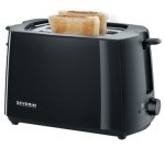 Grille-pain pour 2 tranches AT 2287, 700 watt, noir