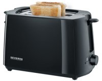 Grille-pain pour 2 tranches AT 2287, 700 watt, noir