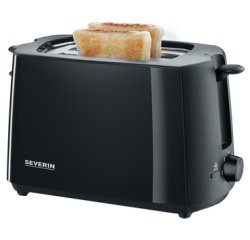 Grille-pain pour 2 tranches AT 2287, 700 watt, noir