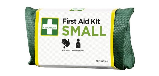 Kit de premiers secours, dans un étui en nylon