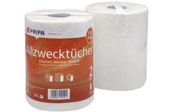 Fripa Papier nettoyant multi-usage, blanc, sur rouleau