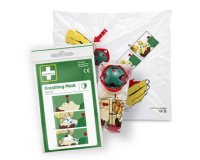 Masque respiratoire, sous sachet plastique