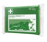 Couverture de survie, 1600 x 2100 mm, argent/or,