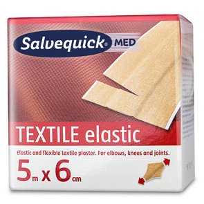 Pleisters van textiel Salvequick, elastisch