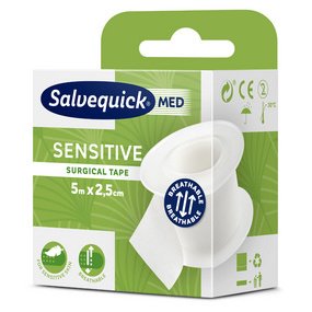 Band zum Abschneiden Salvequick MED Sensitiv