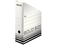Archiefdoos Solid, A4, wit/zwart