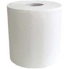 Fripa Rouleau d'essuie-mains, 1 couche, blanc, 300 m