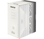 Boîte à archives Solid, blanc/noir, (L)80 mm