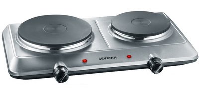 Réchaud électrique double DK 1014, noir