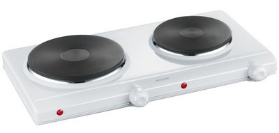 Double Electric Hot Plate DK 1014, Black