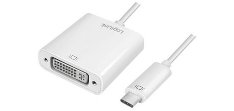 Câble adaptateur USB-C - DVI, blanc