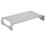 Support pour moniteur, en aluminium, argent
