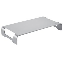 Support pour moniteur, en aluminium, argent