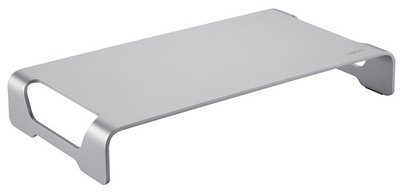 Monitorständer, aus Aluminium, silbern
