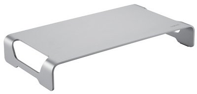 Support pour moniteur, en aluminium, argent