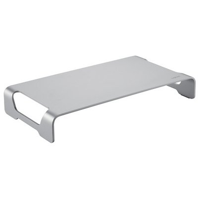 Support pour moniteur, en aluminium, argent