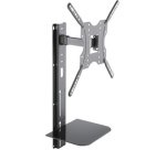 Support mural pour TV Full Motion avec étagère,