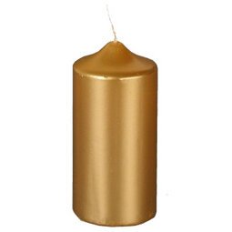 Cylindrical Christmas candle