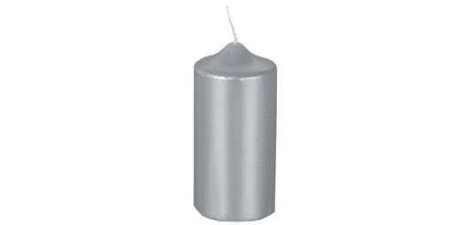 Cylindrical Christmas candle