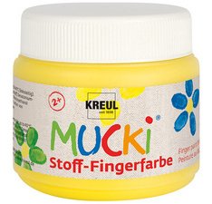 Vingerverf voor textiel 'MUCKI' 150 ml