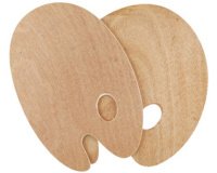 Palette de peinture SOLO Goya en bois, 250 x 300 mm