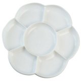 Palette de peinture SOLO Goya, plastique, rond, blanc