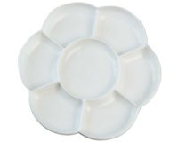 Palette de peinture SOLO Goya, plastique, rond, blanc
