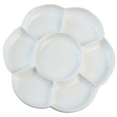 Palette de peinture SOLO Goya, plastique, rond, blanc