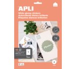 Etiquette photo brillante, 210 x 297 mm, blanc