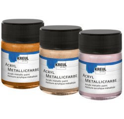 Peinture acrylique métallique,  50 ml