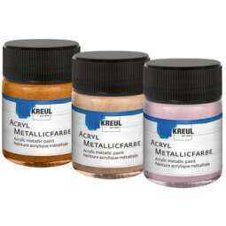 Peinture acrylique métallique,  50 ml