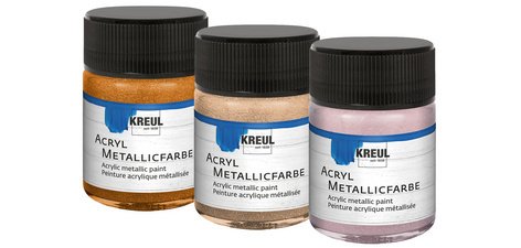 Peinture acrylique métallique,  50 ml